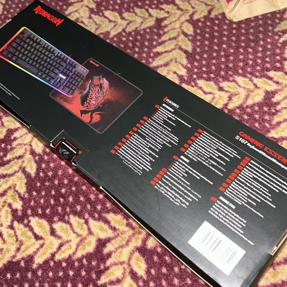 RedDragon 3 IN 1 SET RGB Gaming Keyboard + Mouse + Mousepad